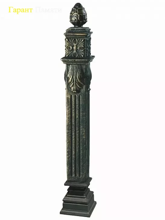 Столб для ограды с шишкой 0,82 м